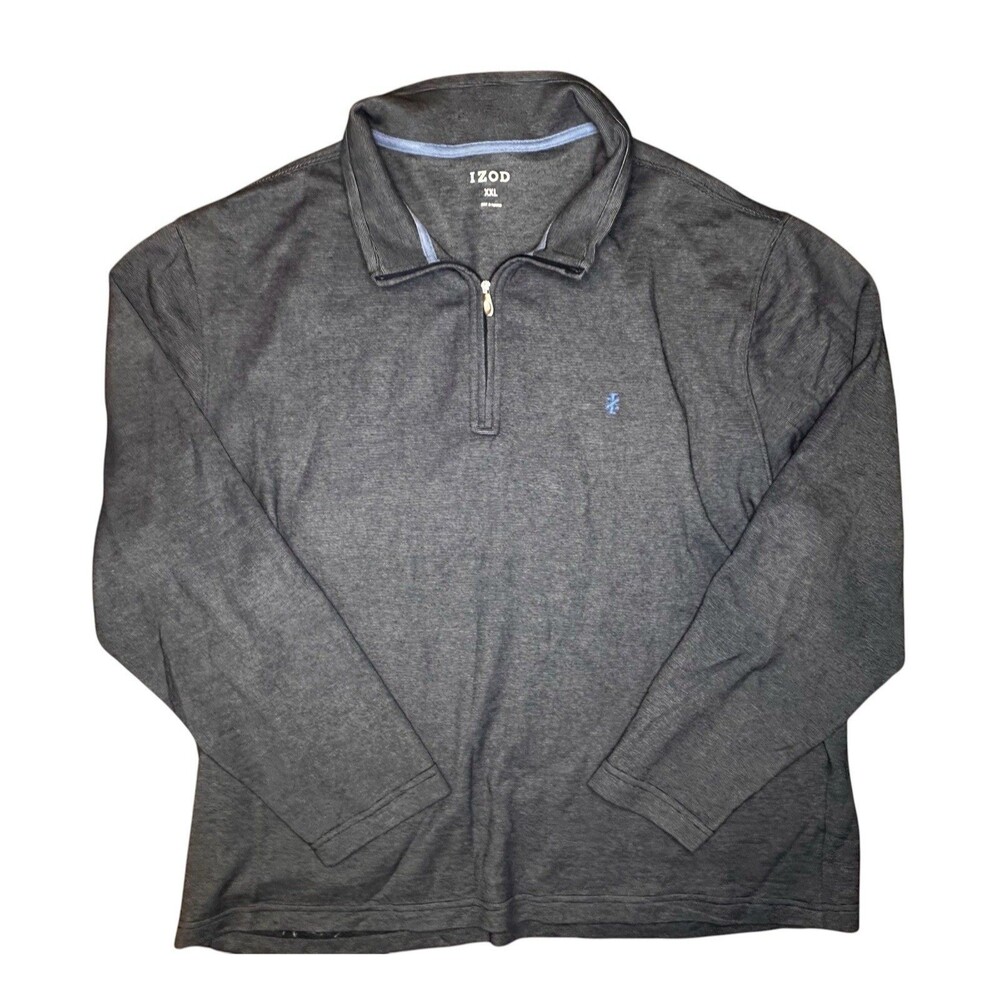 IZOD Golf Men’s XXL 1/4 Zip Pullover Teal Big & Tall Activewear  Lightweight
